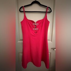 NWT Gianni Bini Rhinestone Bow Sweetheart/Scoop Neck Dress | Size 6